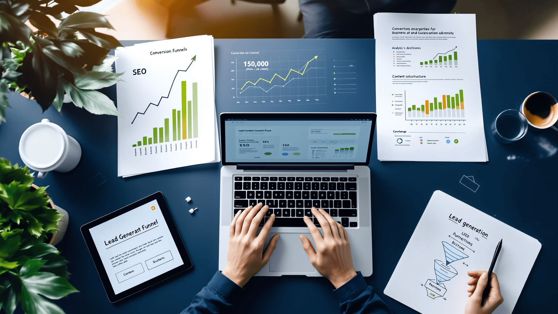 How do I optimize content for SEO to generate leads?